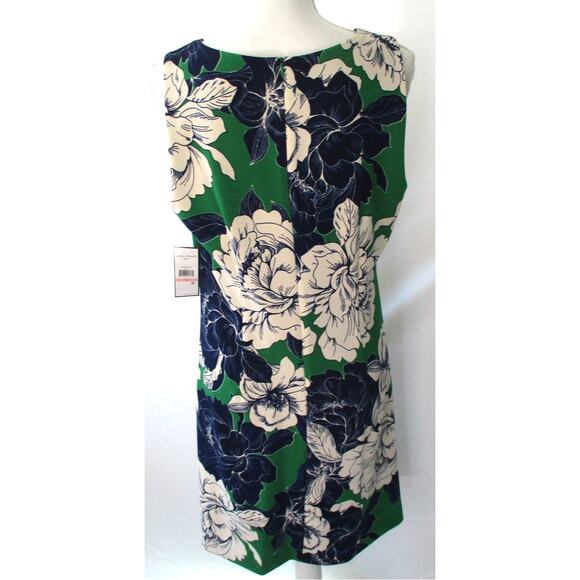 Jessica Howard Women's Multi Color Floral Sleeveless Lined Zip Back Dress NWT 10 - Picture 5 of 10
